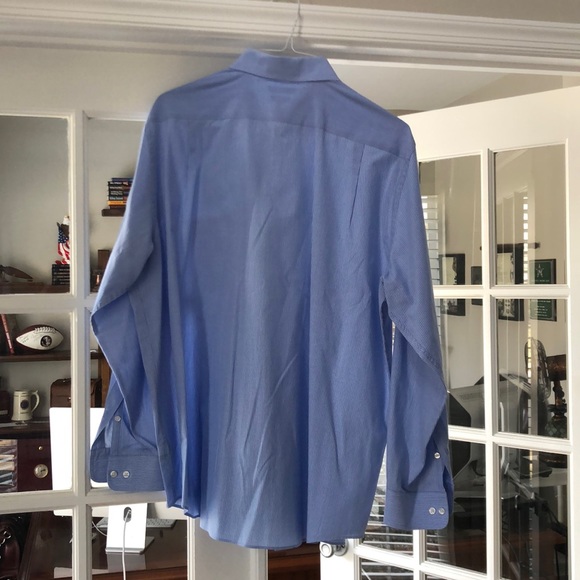 Blue striped dress shirt - Picture 6 of 8